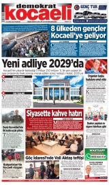 Kocaeli Demokrat gazetesi 1. sayfa