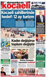 Kocaeli Demokrat gazetesi 1. sayfa