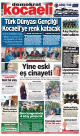 Kocaeli Demokrat gazetesi 1. sayfa