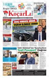 Koçarlı Haber gazetesi 1. sayfa