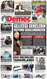 Konya Demeç gazetesi 1. sayfa