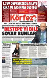 Körfez gazetesi 1. sayfa