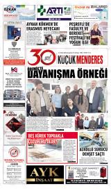 Küçük Menderes gazetesi 1. sayfa