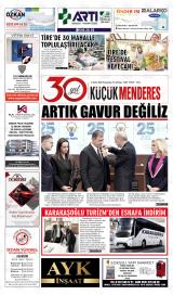 Küçük Menderes gazetesi 1. sayfa