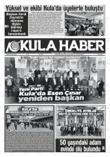 Kula Haber gazetesi 1. sayfa