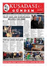 Kuşadası Gündem gazetesi 1. sayfa