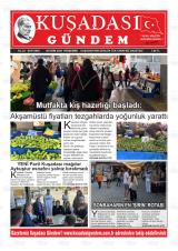 Kuşadası Gündem gazetesi 1. sayfa