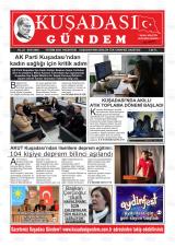 Kuşadası Gündem gazetesi 1. sayfa