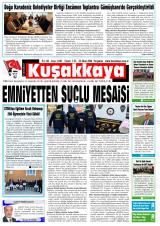 Kuşakkaya gazetesi 1. sayfa