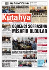 Kütahya Gazetesi gazetesi 1. sayfa