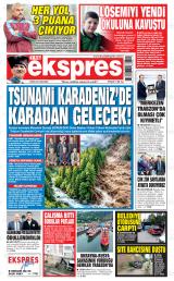 Kuzey Ekspres gazetesi 1. sayfa