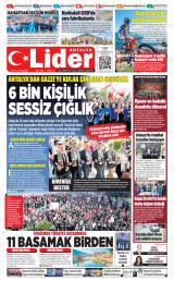 Lider gazetesi 1. sayfa
