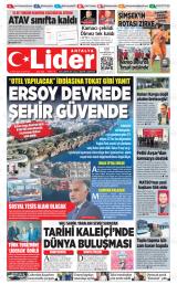 Lider gazetesi 1. sayfa