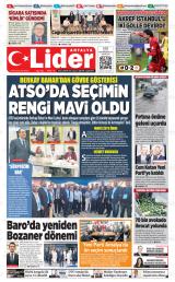 Lider gazetesi 1. sayfa