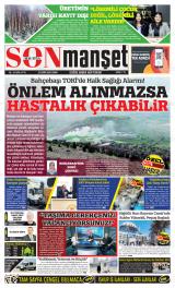 Malatya Sonmanşet gazetesi 1. sayfa