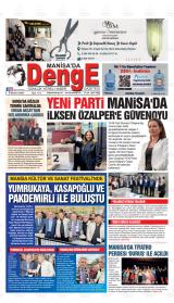 Manisa'da Denge gazetesi 1. sayfa