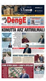 Manisa'da Denge gazetesi 1. sayfa