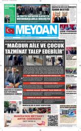 Manisa Meydan gazetesi 1. sayfa