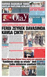 Manisa Olay gazetesi 1. sayfa