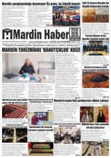 Mardin Haber gazetesi 1. sayfa