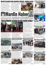 Mardin Haber gazetesi 1. sayfa