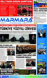 Marmara Bölge gazetesi 1. sayfa