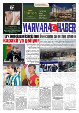 Marmara Haber gazetesi 1. sayfa