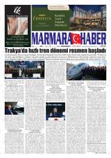 Marmara Haber gazetesi 1. sayfa