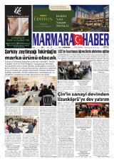 Marmara Haber gazetesi 1. sayfa