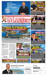 Marmaris Manşet gazetesi 1. sayfa