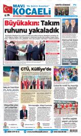 Mavi Kocaeli gazetesi 1. sayfa