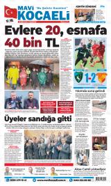 Mavi Kocaeli gazetesi 1. sayfa