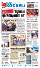 Mavi Kocaeli gazetesi 1. sayfa