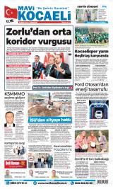 Mavi Kocaeli gazetesi 1. sayfa