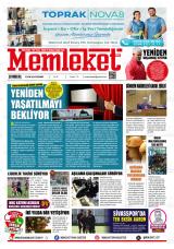 Memleket Sivas gazetesi 1. sayfa