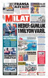 Milat gazetesi 1. sayfa