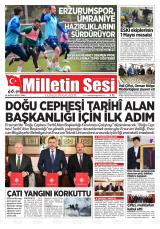 MİLLETİN SESİ Gazetesi