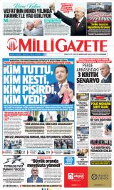 Milli Gazete gazetesi 1. sayfa