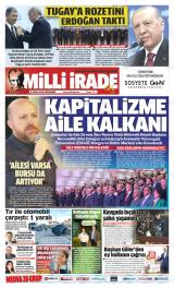 Milli İrade gazetesi 1. sayfa