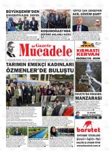 Mücadele gazetesi 1. sayfa