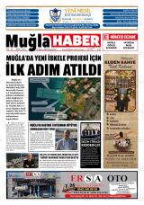 Muğla Haber gazetesi 1. sayfa