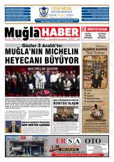Muğla Haber gazetesi 1. sayfa