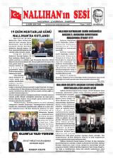 Nallıhan'ın Sesi gazetesi 1. sayfa