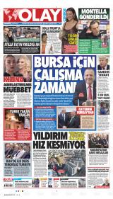 Olay gazetesi 1. sayfa