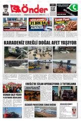 Önder gazetesi 1. sayfa