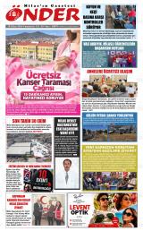 Önder gazetesi 1. sayfa