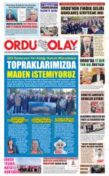 Ordu Olay gazetesi 1. sayfa