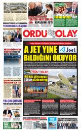 Ordu Olay gazetesi 1. sayfa