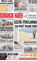 Osmancık Haber gazetesi 1. sayfa