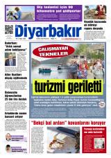 Öz Diyarbakır gazetesi 1. sayfa